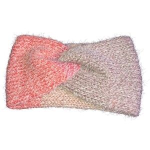 Fuzzy Knit Super Soft Twisted Ear Warmers Winter Colorblock Turban Headband